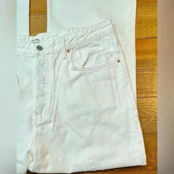 GRLFRND Jeans | Dawn Deconstructed Style | White Lotus Color | Women’s 32 (14) - Picture 3 of 6